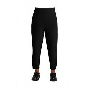 NEW SYMPLI half cuff fleece jogger pant in black